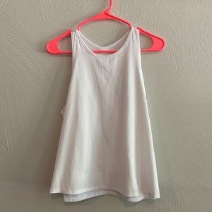White Athleta girl tank top